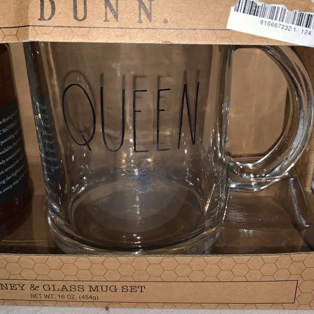 New Rae Dunn glass mug‎ - Picture 4 of 4